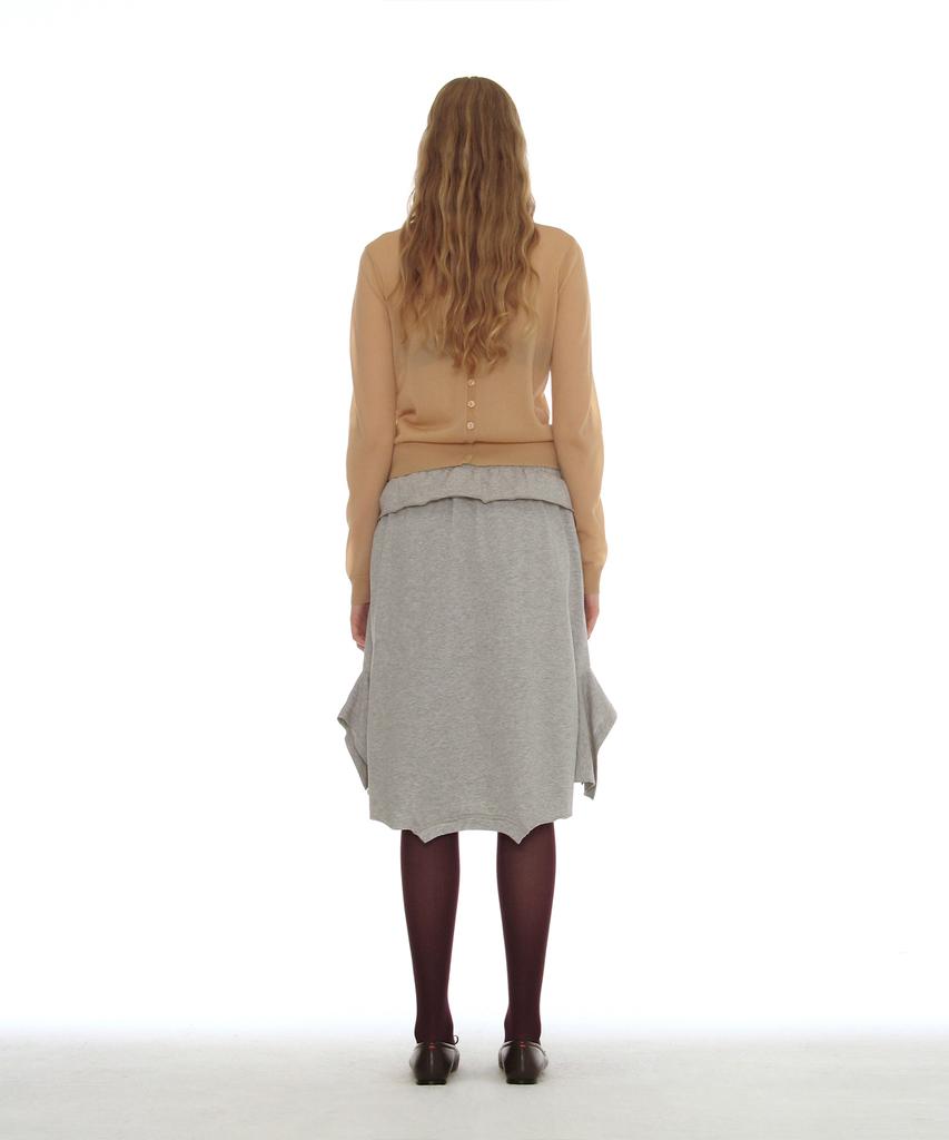 Partimento Woman Reverse T-Shirt Midi Skirt_Melange