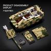 Seria Al Doilea Război Mondial Tanc Nou Leopard 131 Achiziție Completă în Aplicație Asamblare Jucărie Blocuri de Construcție Militare pentru Băieți Ediție de Colecție Zi de Naștere