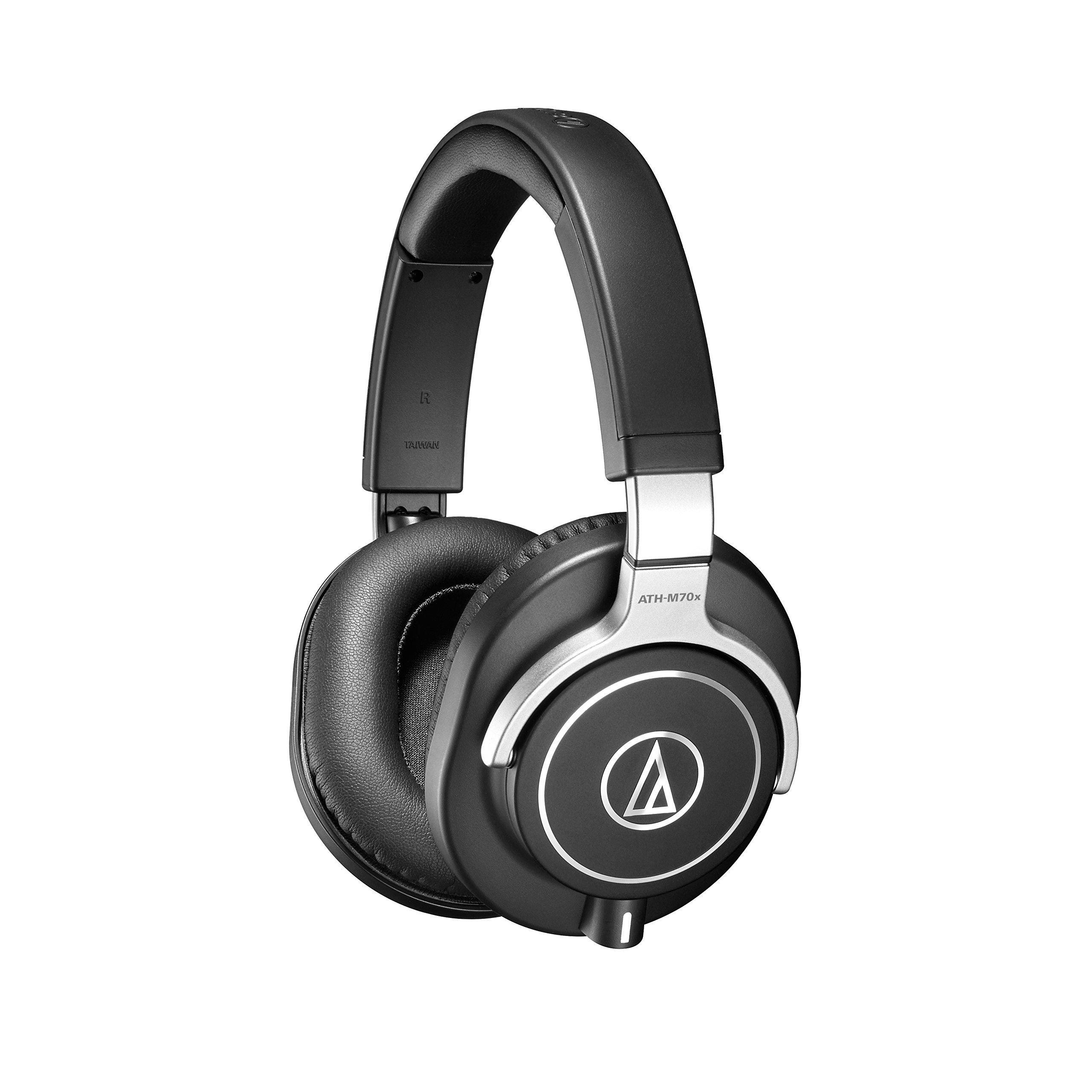 

Audio Technica ATH-M70x Professional Monitor Headphones Wired DTM Recording Mix Mastering Home Recording []