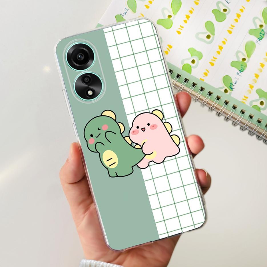 For Oppo A78 4G Case CPH2565 Stylish Painted Cover Soft Silicone Phone Case For Oppo A78 A 78 OppoA78 5G Back Cover Fundas Coque