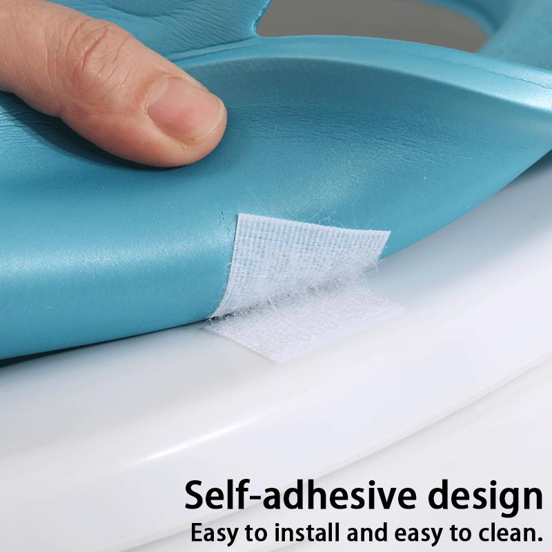 1Pc Eva Waterproof Toilet Seat Cover Thickened Four Seasons Universal Toilet Seat Cushion Paste Type Toilet Cushion Accessories