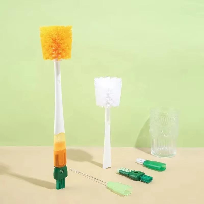 5 In 1 Cup Cleaning Brush Bottle Gap Cleaner Brush Cup Crevice Cleaning Water Bottles Clean Tool Kitchen Cleaning Accessories