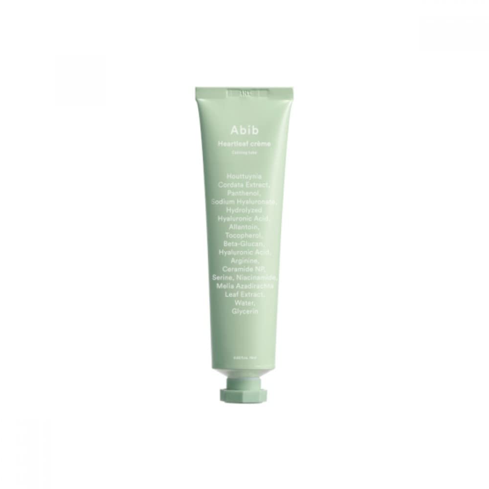 Abib Houttuynia Cream Calming Tube 75ml Abib Korean cosmetics Moisturizing Sensitive skin Acne