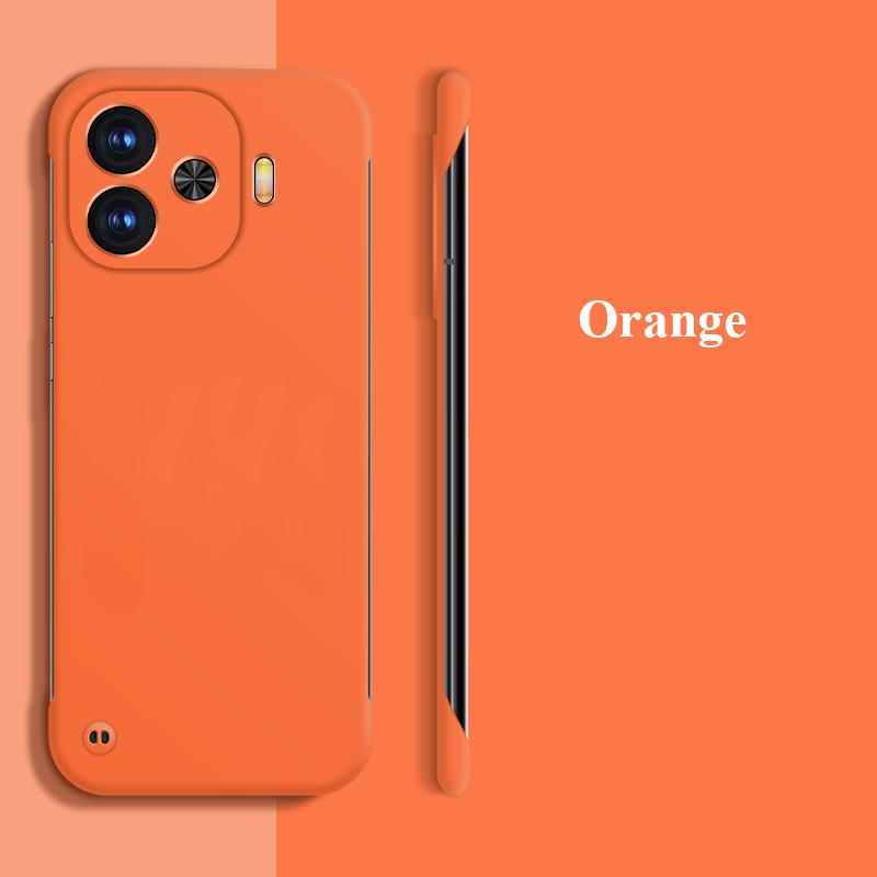 Ultra-thin Frameless Matte Anti-fingerprint PC Case For Vivo iQOO Z9 Turbo Z9X Z8 Z8X Z7 Z7x Pro Shockproof Back Cover Shell