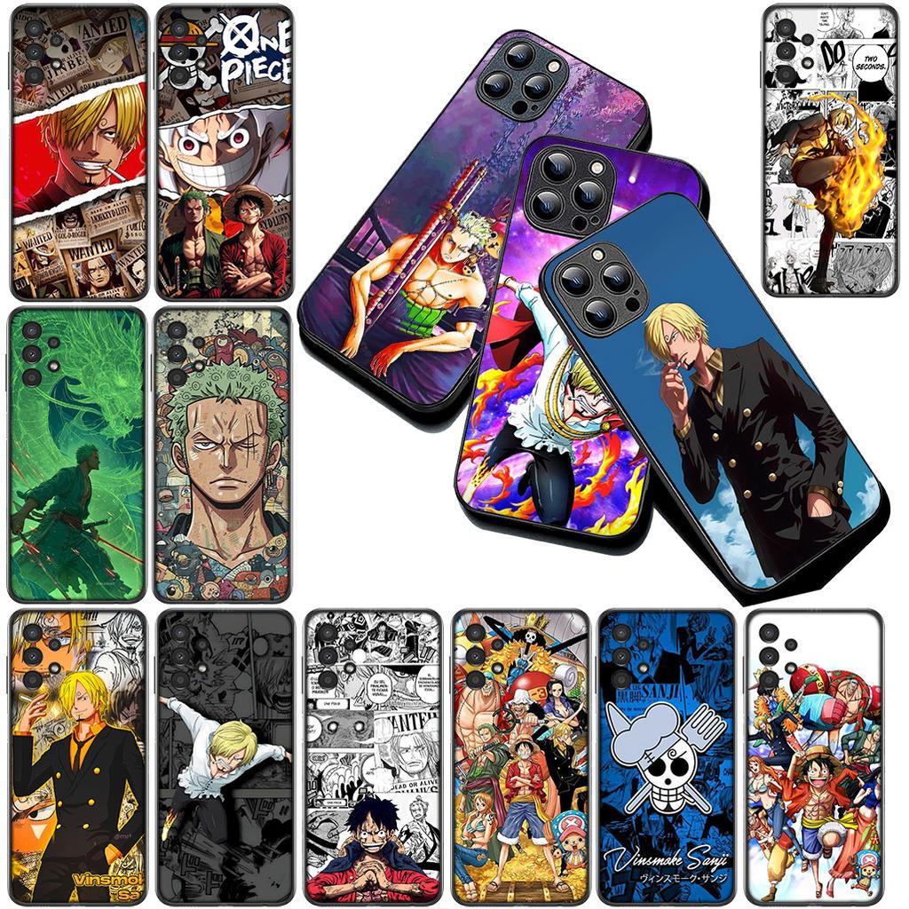 for Motorola Moto Edge 70 60 Fusion NEO Pro G56 G96 G04 G05 20 G Stylus Phone Cover Case Roronoa Zoro One Pieces Luffy Sanji