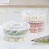 Kitchen Storage Box Refrigerator Organizer Transparent Food Containers Tray For Fruits Vegetables Meat Cake Pizza