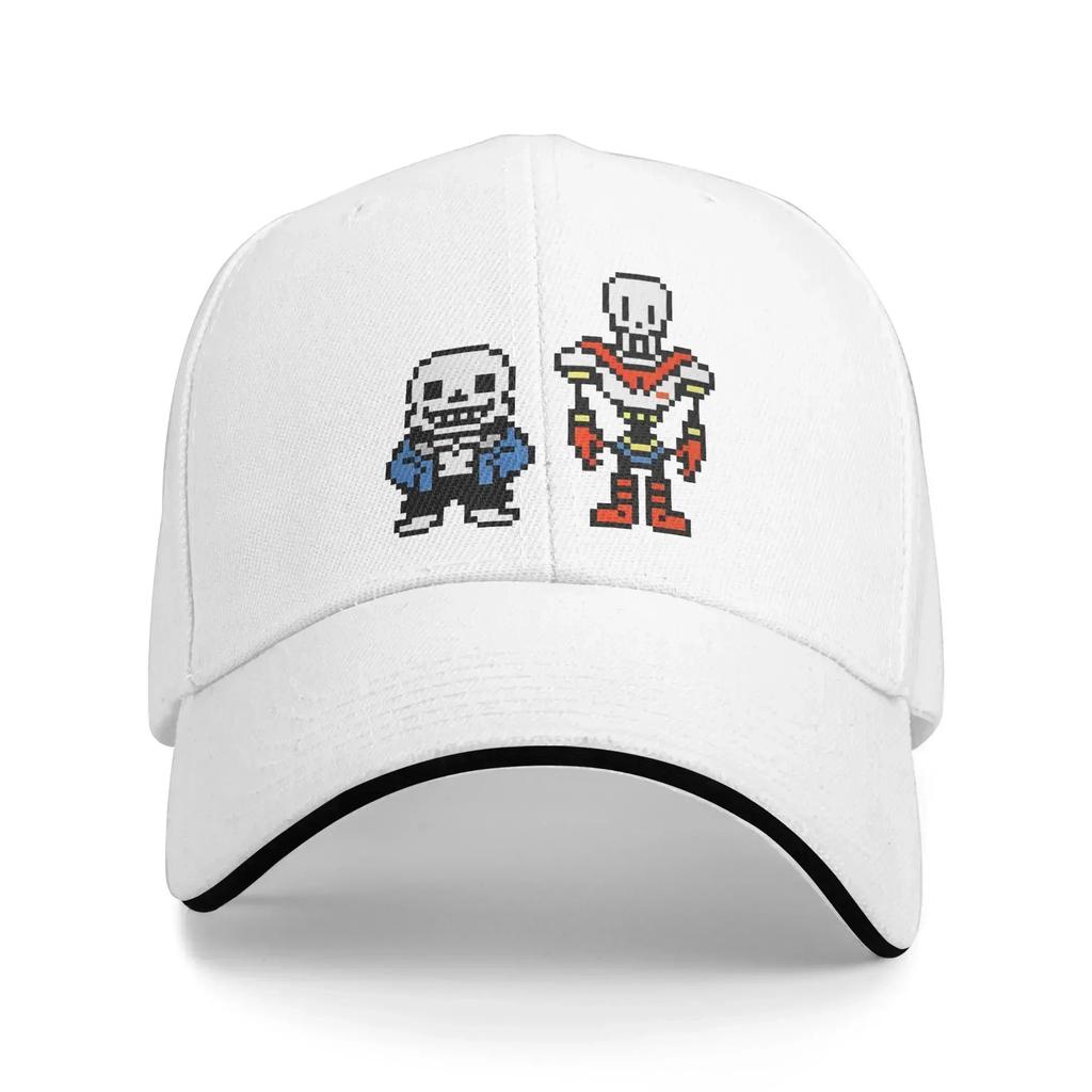 Undertale Sans and Papyrus Accessories Unisex WoUnisex Baseball Cap Dad Hat Vintage Daily Headwear Adjustable Fit Snapback Hat