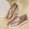 Shoes for Women Autumn Winter Fashion Platform Wedges Comfortable Slip on Round Toe Flats Zapatos De Mujer Plus Size 36-43