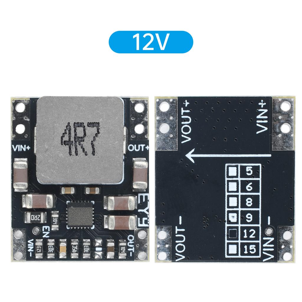 DC 3-23V to DC 5V 9V 12V Automatic Step Up/Down Power Supply Module DC-DC Voltage Buck Boost Converter