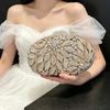 Clear Diamond Evening Bag Stone Women Crystal Wedding Bridal Clutches Party Formal Purses And Handbags  Rhinestone Clutch Bag