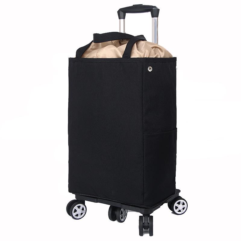 Lightweight Folding Insulated Shopping Cart for Groceries and Home
