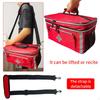 Empty First Aid Bag Emergency Set Organizer Detachable Strap Zipper Close Supplies Pouch