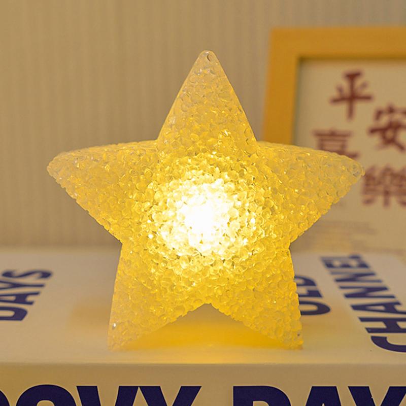 Star Handheld Led Light Plastic Star Shaped Night Light Anti-Slip Band Light Lamp For Dance Performance Stage Po Prop