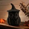 Pompoenvorm Decoratie Halloween Spookachtige Opbergdoos, Hars Jack-O-Lantern Theelicht Sculptuur Houder, Hol Tafelblad voor Feest