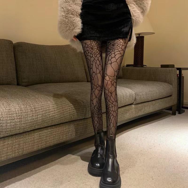 

Сексуальные женские чулки в сетку в японском стиле для девушки колготки нижнее белье женские сетчатые чулки прозрачные колготки чулки-сетка One Size чёрный