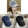 Classic Denim Baseball Cap For Women Men With Adjustable Fit And Wide Brim For Casual Wear