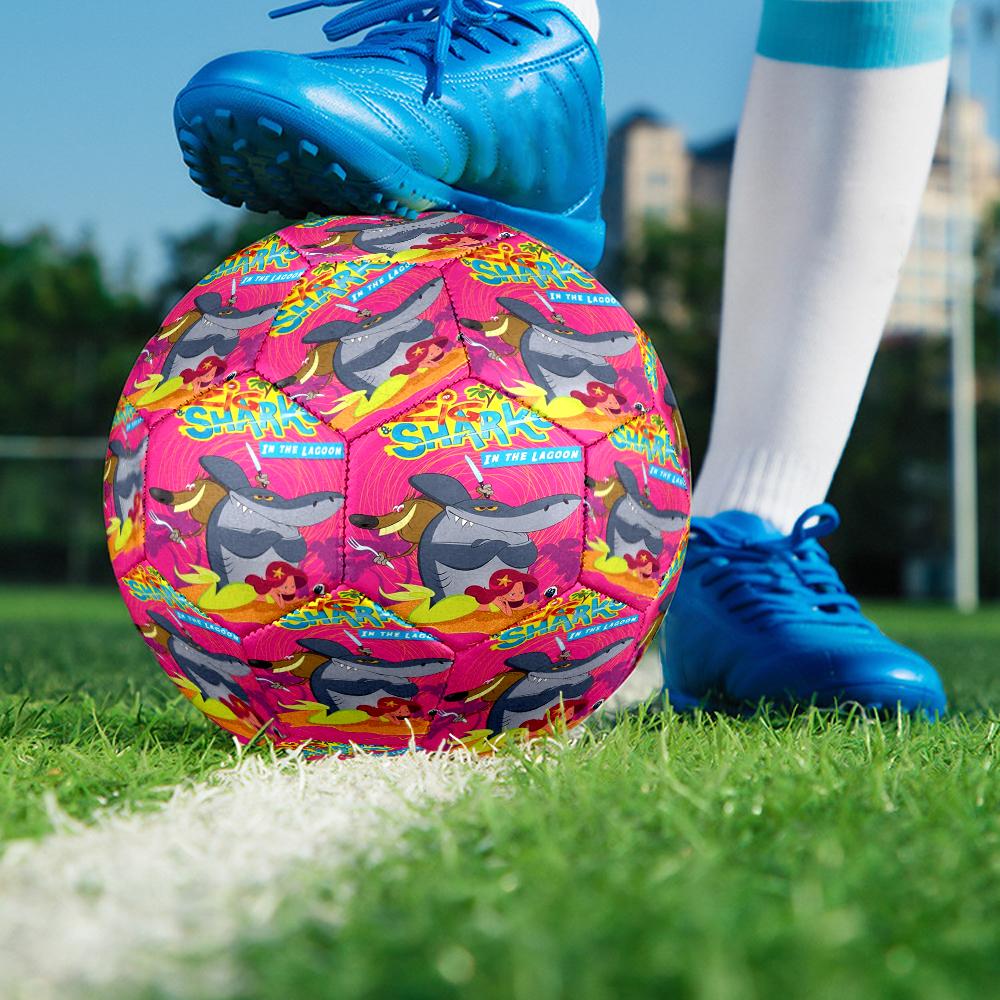 Zig & sharko Theme Size 5 Soccer Ball, Suitable for Both Indoor and Outdoor Matches, a Gift Suitable for Everyone.
