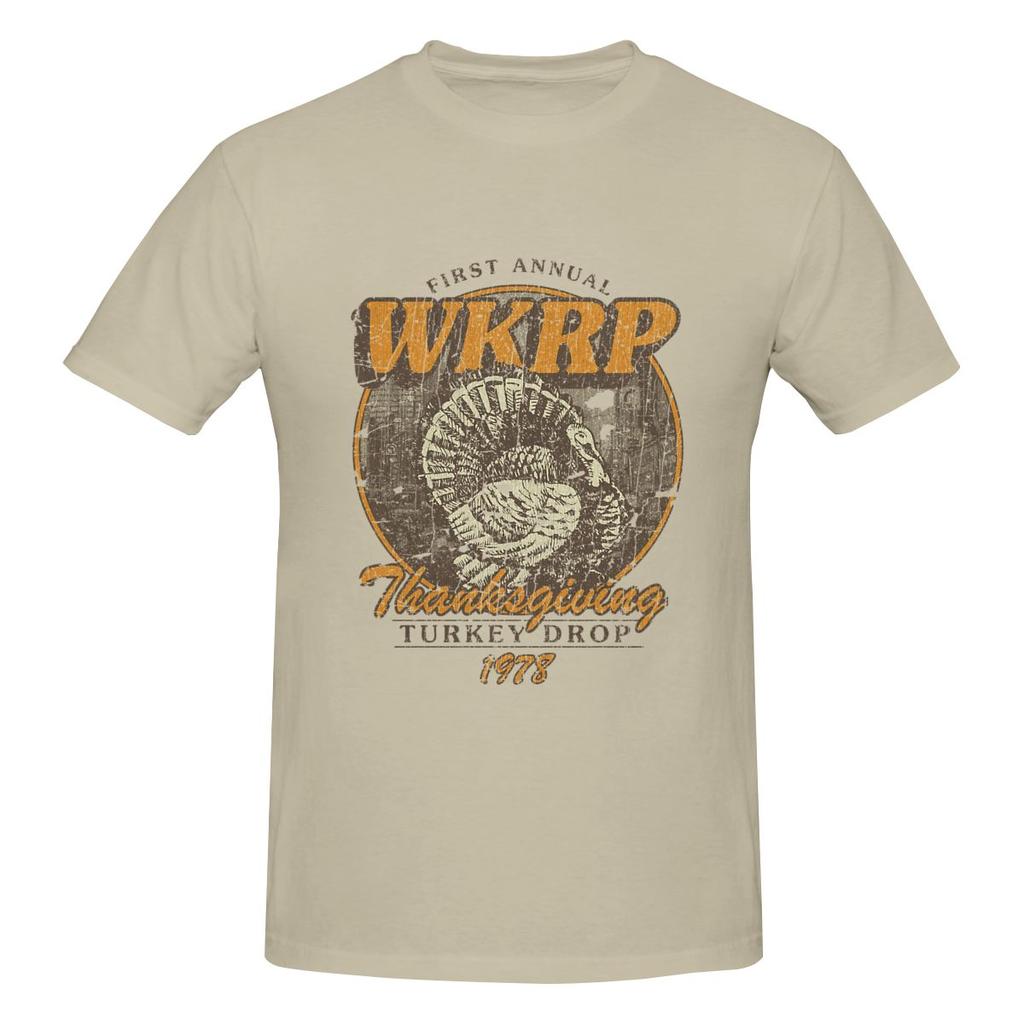 Wkrp Turkey Drop 1978 Loose Tshirt Street Sports Niche Tee