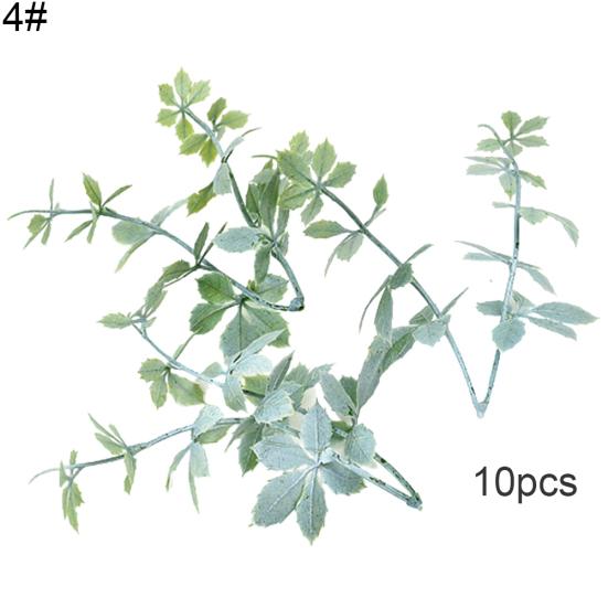

10шт искусственный цветок Птерис листья Персия папоротник растение свадебный рождественский декор 4#