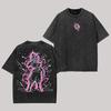 Broly T Shirt Men Acid Wash Oversized Anime Dragon Ball Z Green Aura Cotton Vintage Gym Streetwear Full Power Graphic Back Tee