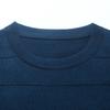 Men's Sweater Knitted Sweater Solid Color Striped Jacquard Round Neck Long Sleeved Base Top