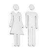 3D DIY Woman Man Toilet Door Sign Bathroom Restroom WC Door Sign For Toilet Door Sign Wall Sticker Decor Removable Logo