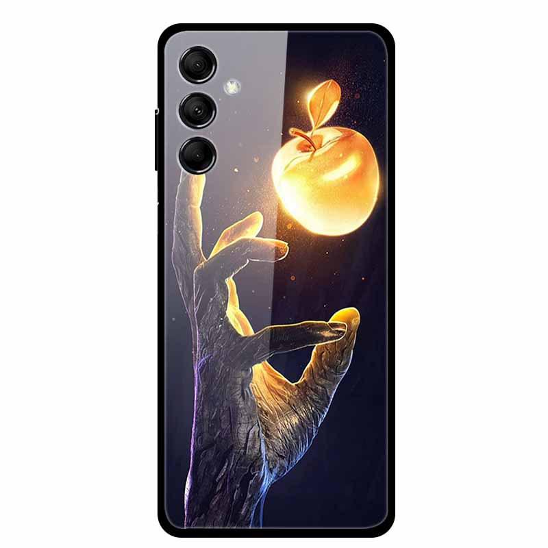 Kreative Landschaft Tierkunst Gehärtetes Glas Hülle für Samsung M14 5G