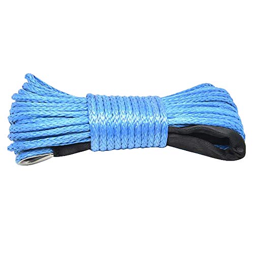 

Andifany 7700Lbs Electric Winch Rope Nylon Rope, High Strength Fiber Rope, 6mm x 15m, Car Trailer Rope, Trailer Belt One size синий