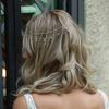 Bohemian Forehead Chain Hair Accessories with Delicate Chain Design, Sparkling Zircon and Decorative Elements for Weddings,