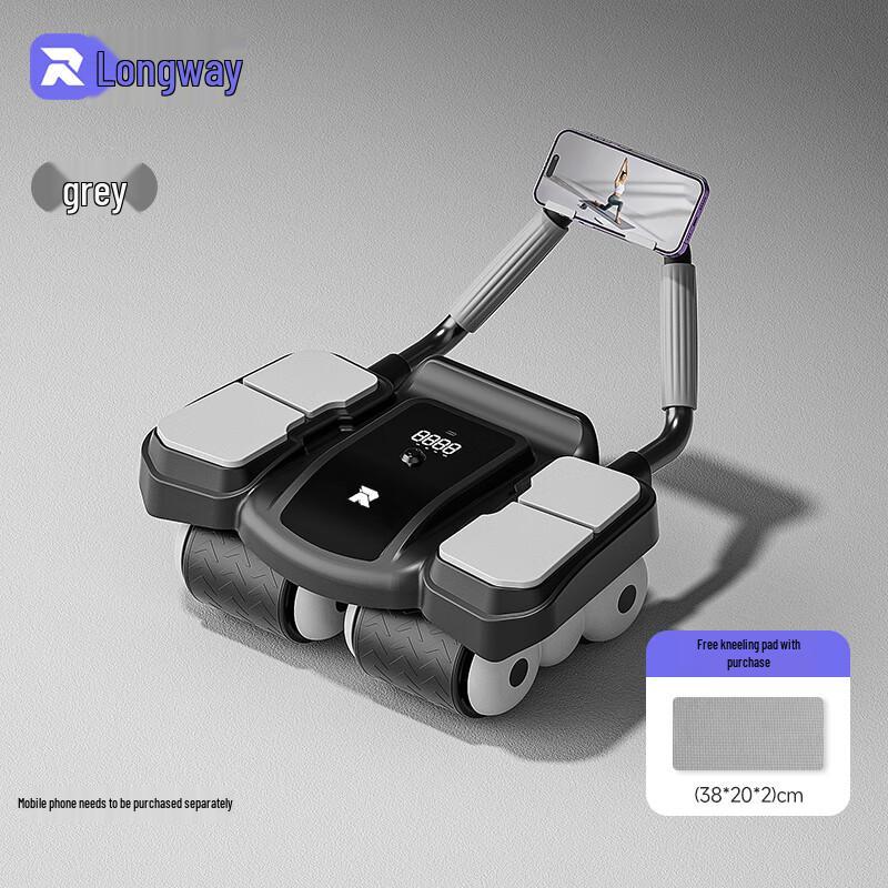 Умный ролик для пресса Langwei с 4 колесами и автовозвратом