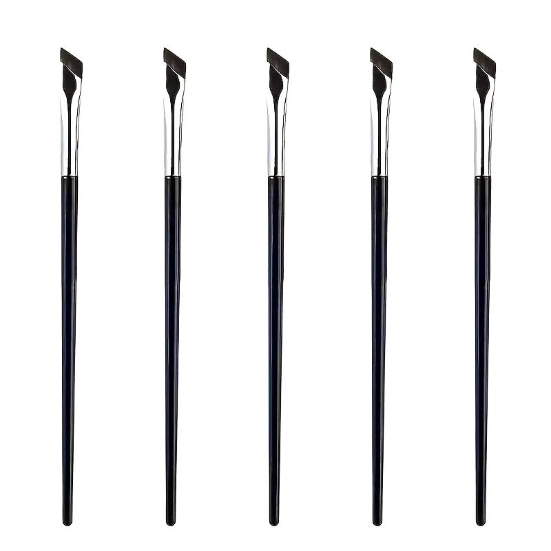 2/5Pc Karsyngirl Upgrade Blade Eyeliner Brush Ultra Thin Fine Angle Flat Eyebrow Brush Under The Eyes Place Precise Detail Brush