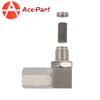 M18*1.5 Universal 90 Degree Mini Catalyst O2 Sensor Oxygene Sensor with a Mini Catalytic Converter
