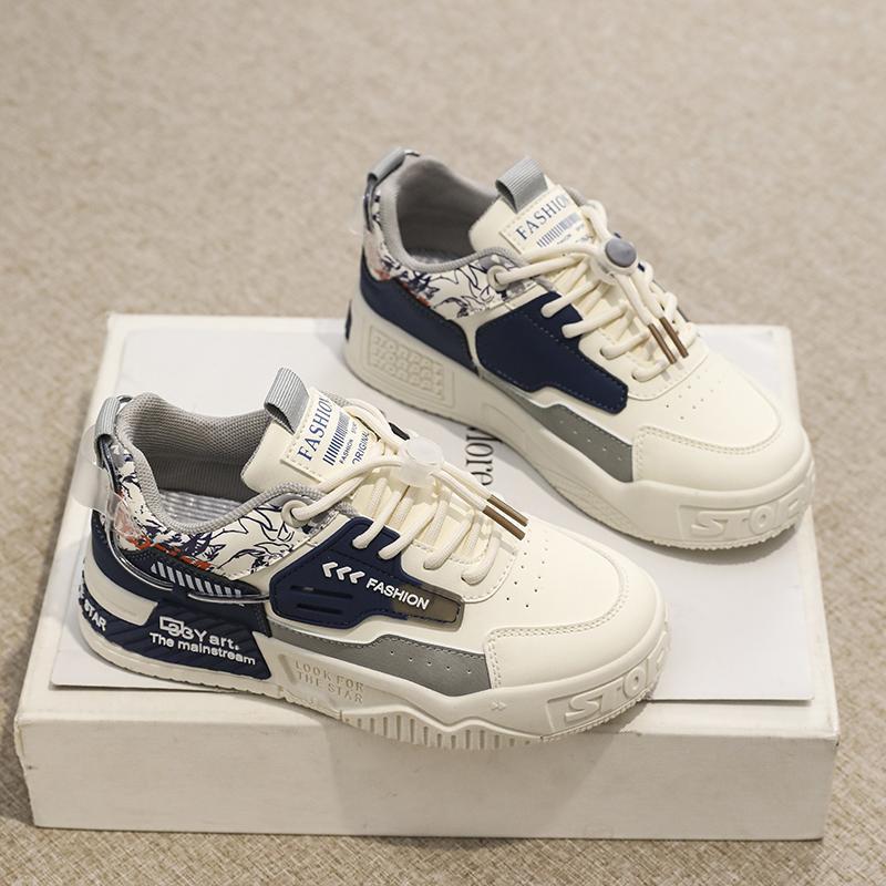 2025 parent-child men's shoes spring and summer casual board shoes personalized youth low-top sports board shoes men's trendy shoes