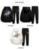 2025 Men's Spring Hoodie & Jacket Youth Two-Piece Set - Trendy High School Style