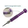 1 Set 5 In 1 Multifunctional Small Screwdriver Kit Repair Tool For Eyeglass Sunglasses Electronics Cellphone Jewelry And More