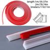 1pc 12mm/0.47in Molding Edge Soft TPE Line Ceiling Strip Self Adhesive Decorative Strip Kitchen Bathroom Window Wall Corner