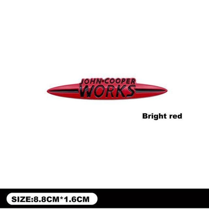 Dla Mini Cooper S F55 F56 F60 F53 F54 R55 R56 R60 R61 R58 F57 Cooper Works metalowa plakietka karoseria naklejka dekoracyjna części