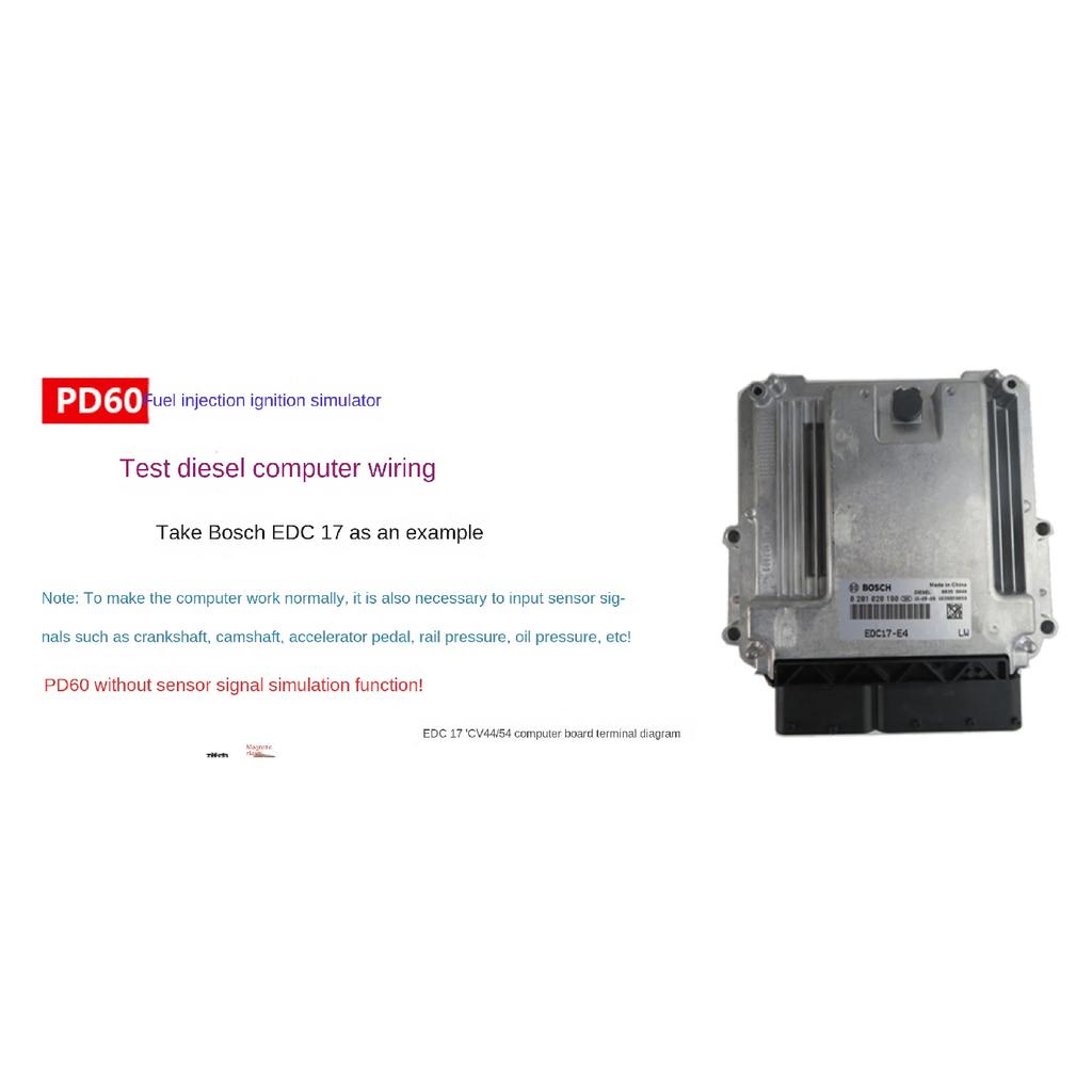 AM-PD60 Fuel Injector Ignition Simulator ECU Maintenance Platform Testing Equipment for Gasoline Diesel Vehicle Computer Board