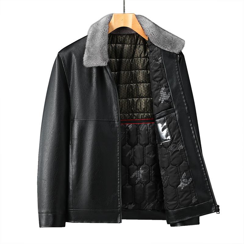 

2025Повседневная мужская хлопковая куртка с капюшоном, приталенного силуэта, зимняя, модная стеганая одежда XXL чёрный