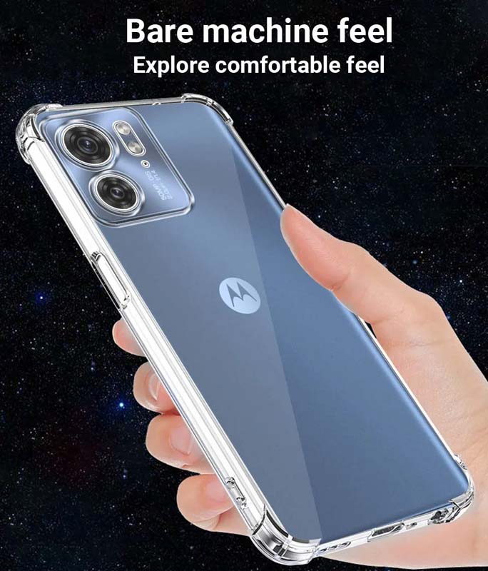 Airbag durchsichtige Handyhülle für Moto G85 G84 G82 G73 G71 G64 weiche TPU-Rückabdeckung für Moto G54 G62 G53 G52 G42 G34 G32 G31 G24