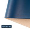 Non-Slip PU Leather Table and Bar Mats with Cork Coasters