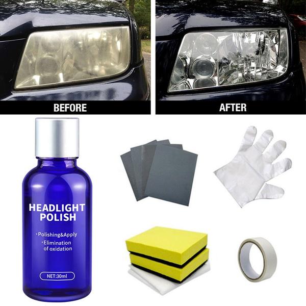 Buy Car Headlight Lens Restorer Repair Liquid Polish Cleaning Kit at