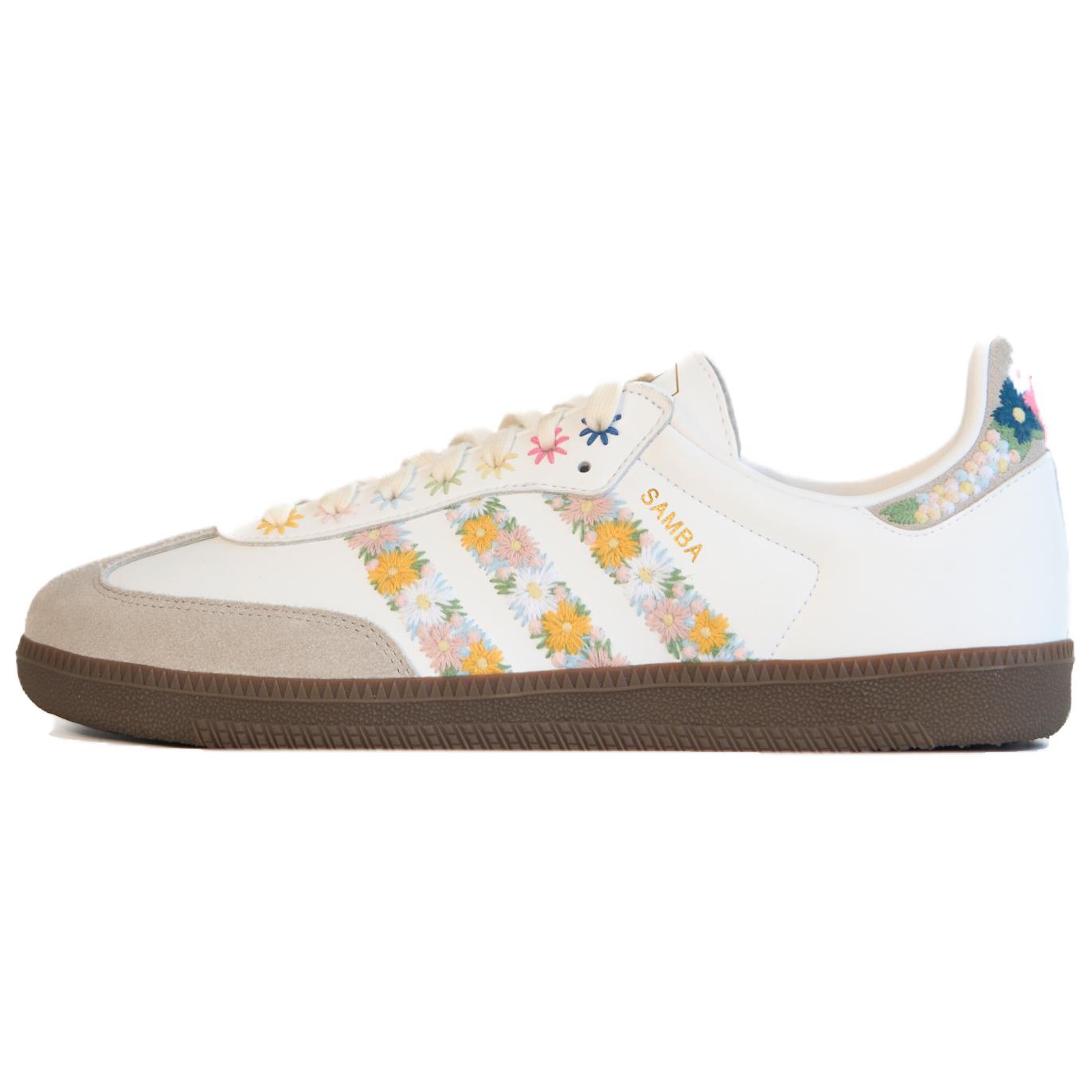 

Adidas Originals X Juice Samba Og Floral Fresh Summer Ограниченные Прочные Низкие Кроссовки Унисекс Белые HQ5155 36⅔