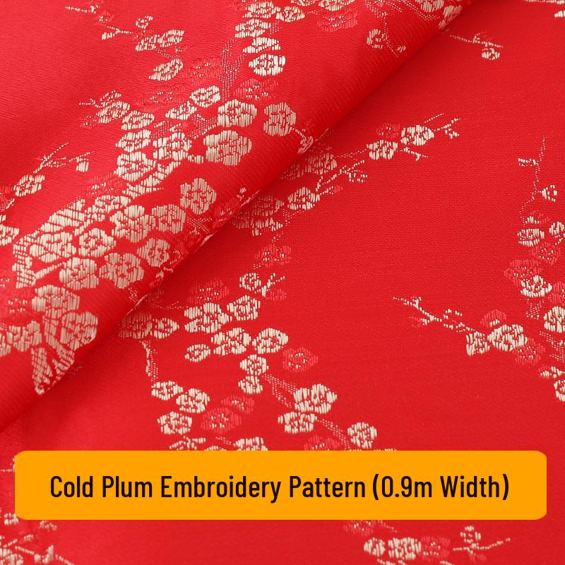 Bright Red Pure Cotton Fabric for Ceremonies: 3x3 Feet for Engagements, Weddings, Buddhist Altars, and Chinese Style Events