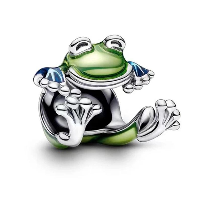 Newest 925 Silver Charm Bracelet Forest Animal Series Jewelry for Women Kangaroo Owl Swan