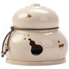 Ceramic Gourd Coil Incense Burner Zen Antique Style for Home Tea Ceremony Meditation Aromatherapy Decor Gift