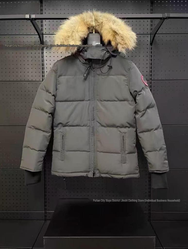 Women's Slim Fit Hooded Down Jacket - New Style Stand-Up Collar Fashion Trend Coat