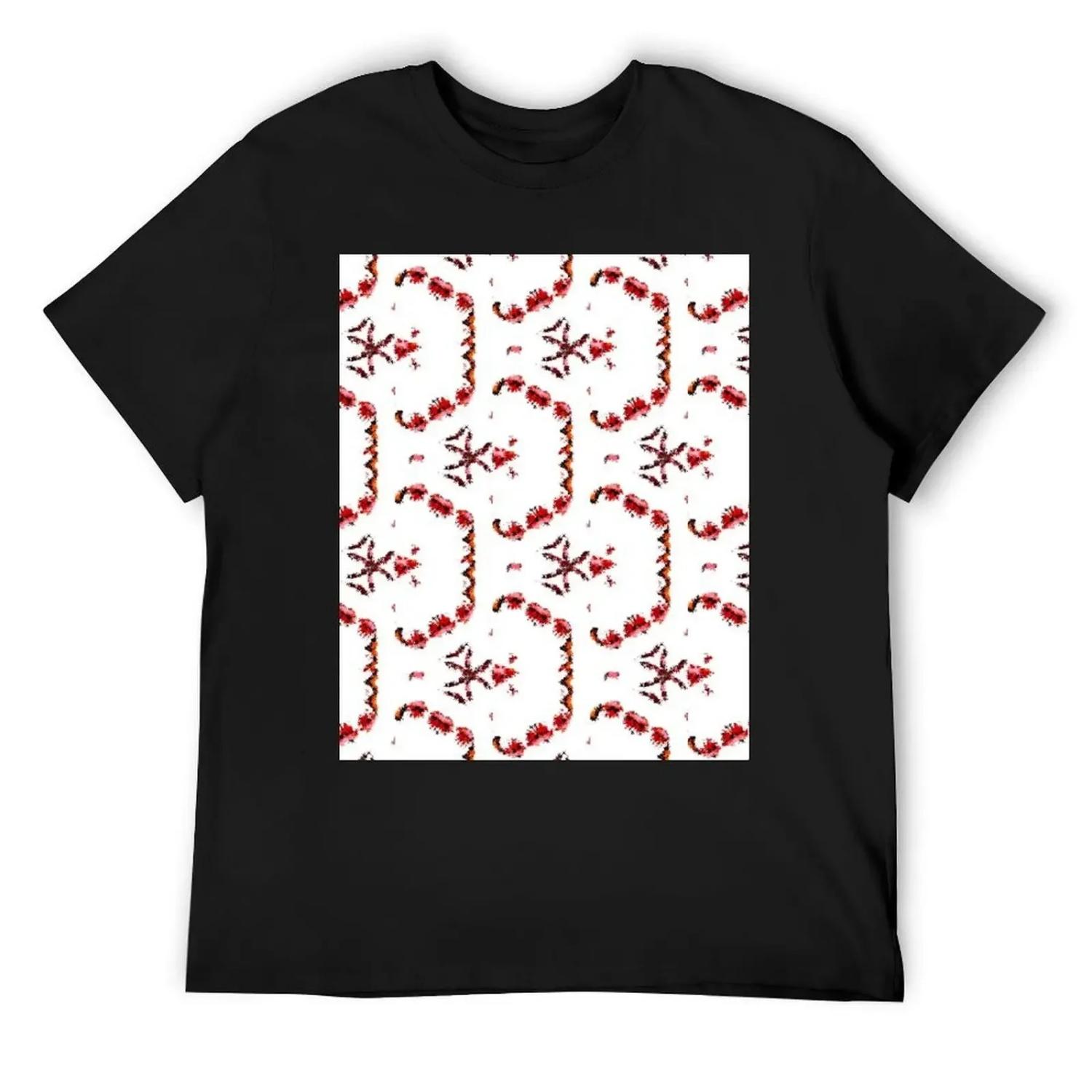 

Abstract Pattern T-Shirt plus size tops baggy shirts vintage graphic tee animal prinfor boys tee shirts for men XXXXXL чорний