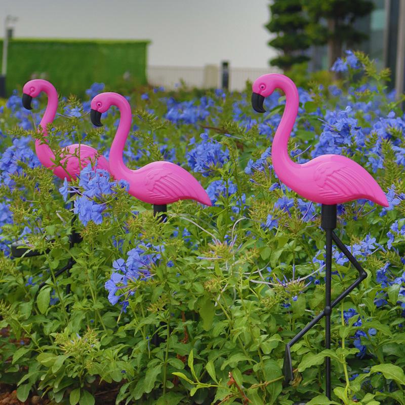 Solar Flamingo LED Ground Light - Outdoor Landscape and Lawn Decoration