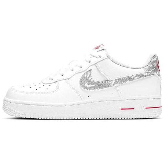 Nike Air Force 1 Low White University Red - DJ4625-100